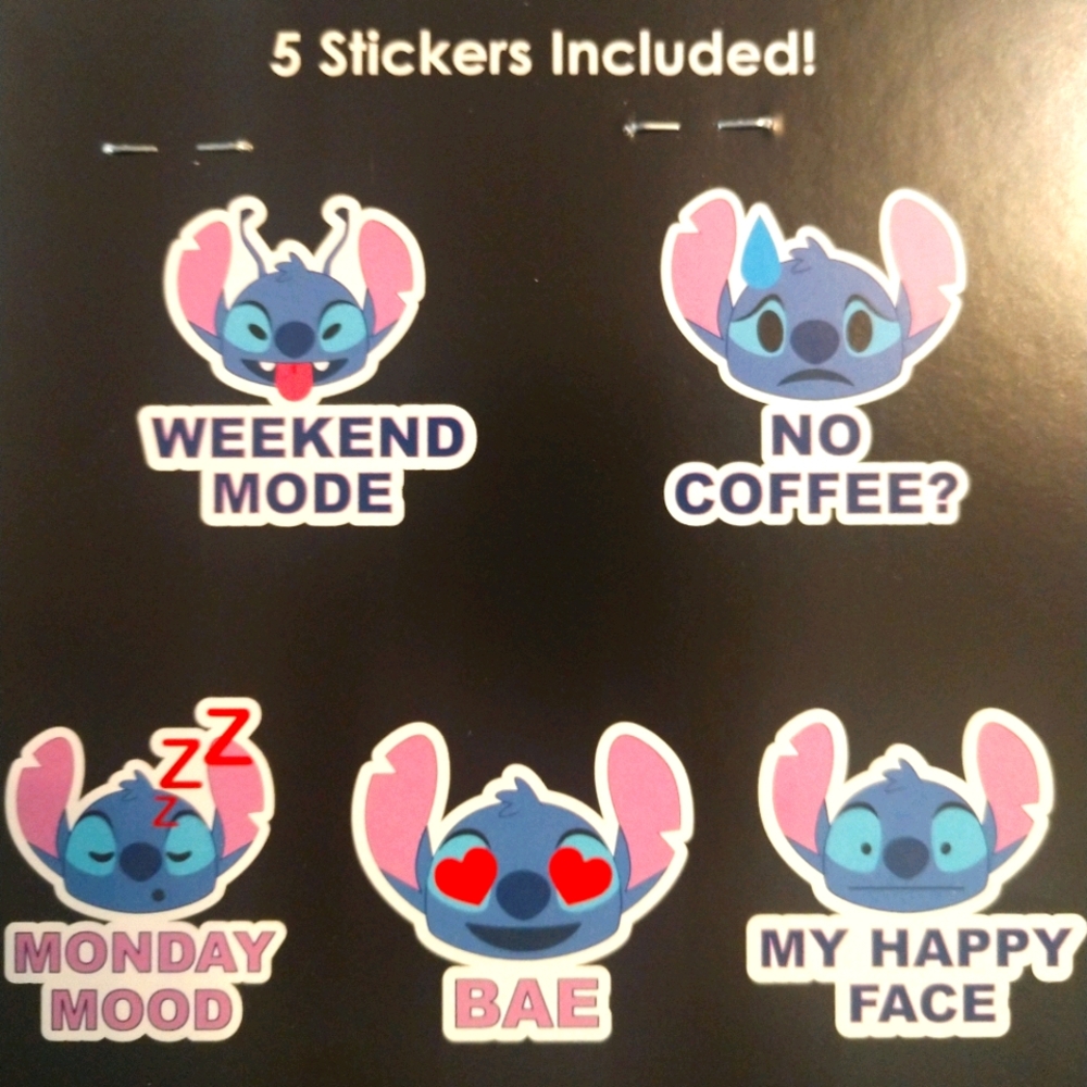 Disney Loungefly Stitch Sticker Set